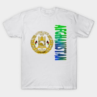 Afghanistan Coat of Arms Design T-Shirt